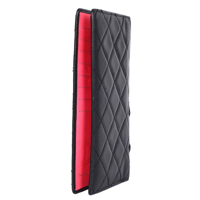 Cambon Quilted Leather Bifold Long Wallet