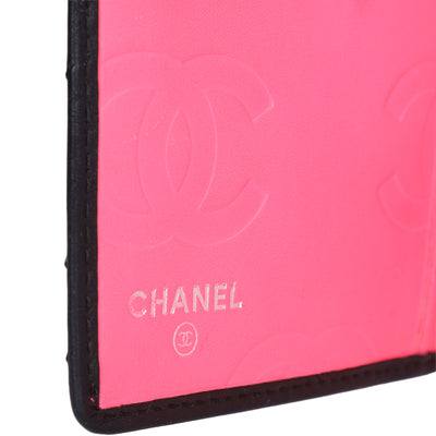 Cambon Quilted Leather Bifold Long Wallet