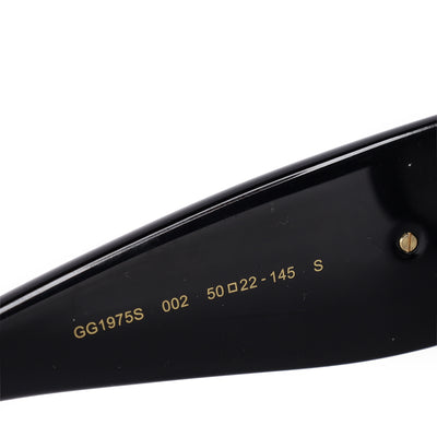 Acetate Square Frame Sunglasses GG1975S Black