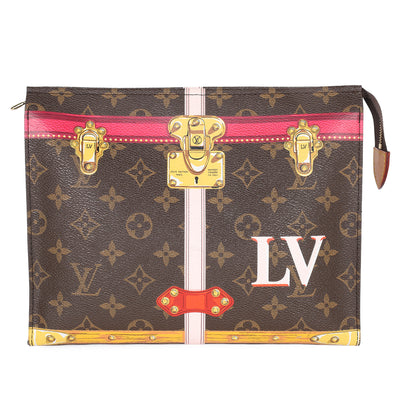 Monogram Canvas Summer Trunks Trompe L'oeil Poche Toilette 26 Cosmetic Pouch
