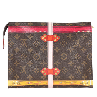 Monogram Canvas Summer Trunks Trompe L'oeil Poche Toilette 26 Cosmetic Pouch
