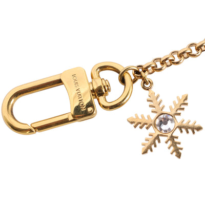 LV Snowflakes Chain Bag Charm