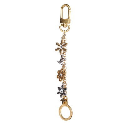 LV Snowflakes Chain Bag Charm