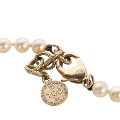 Pearl CC 100th Anniversary Necklace in Light Gold 2014