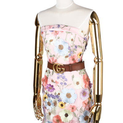 GG Monogram Calfskin Interlocking G Belt