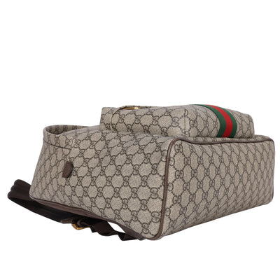 GG Supreme Monogram Ophidia Day Backpack Brown