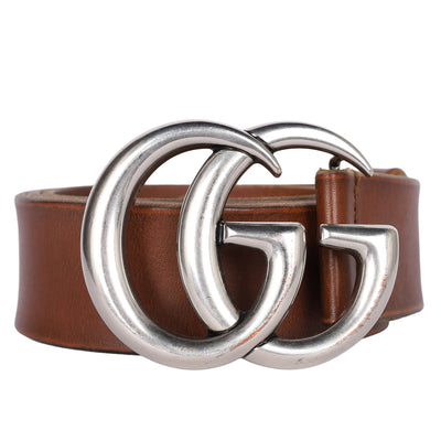 GG Monogram Calfskin Interlocking G Belt