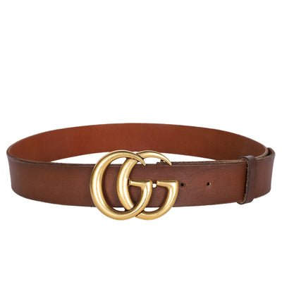 GG Monogram Calfskin Interlocking G Belt