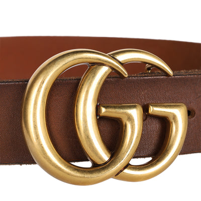GG Monogram Calfskin Interlocking G Belt