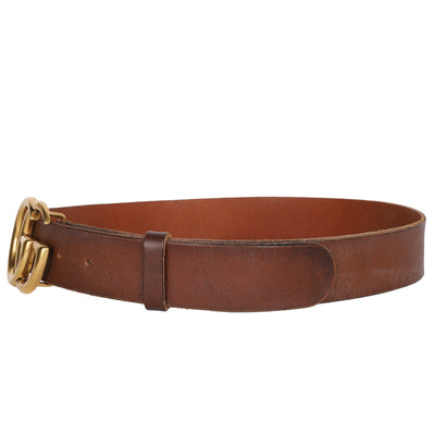 GG Monogram Calfskin Interlocking G Belt