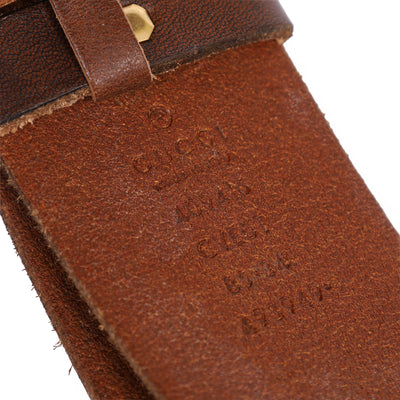 GG Monogram Calfskin Interlocking G Belt