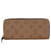 Monogram Reverse Coated Canvas Clemence Wallet