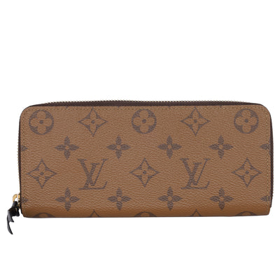 Monogram Reverse Coated Canvas Clemence Wallet