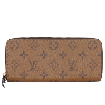 Monogram Reverse Coated Canvas Clemence Wallet