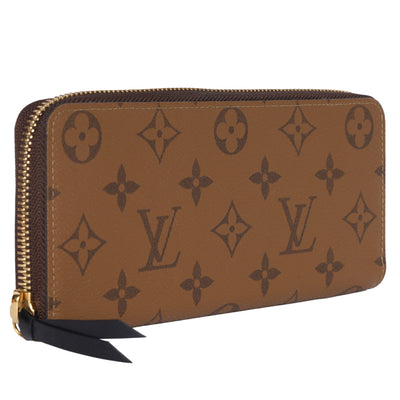 Monogram Reverse Coated Canvas Clemence Wallet