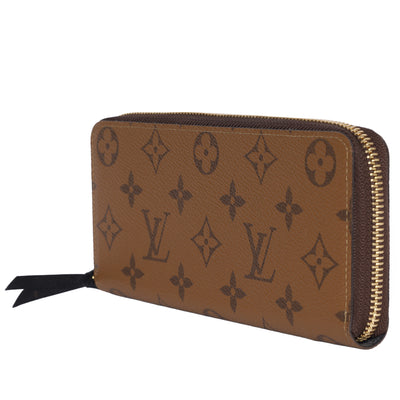 Monogram Reverse Coated Canvas Clemence Wallet
