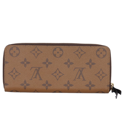 Monogram Reverse Coated Canvas Clemence Wallet