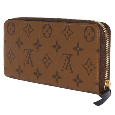 Monogram Reverse Coated Canvas Clemence Wallet