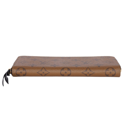 Monogram Reverse Coated Canvas Clemence Wallet