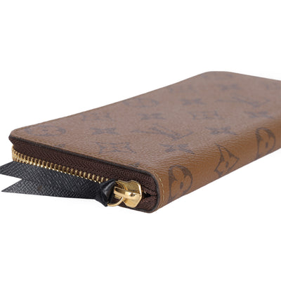 Monogram Reverse Coated Canvas Clemence Wallet
