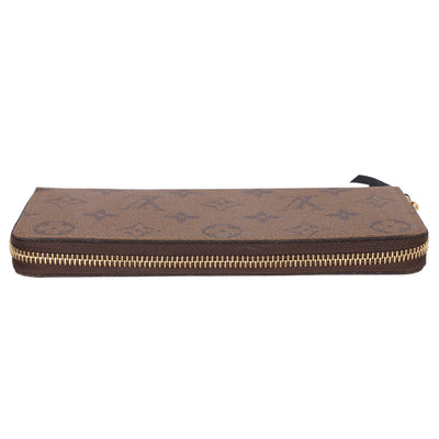 Monogram Reverse Coated Canvas Clemence Wallet
