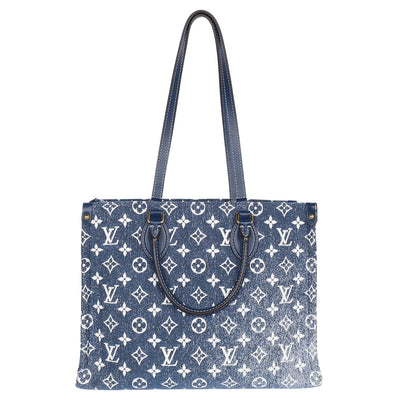 Monogram Jacquard Denim Onthego MM