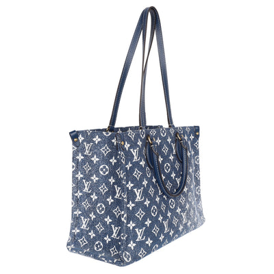 Monogram Jacquard Denim Onthego MM