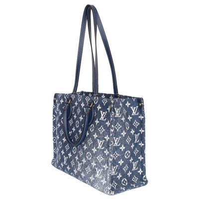 Monogram Jacquard Denim Onthego MM