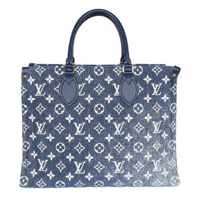 Monogram Jacquard Denim Onthego MM