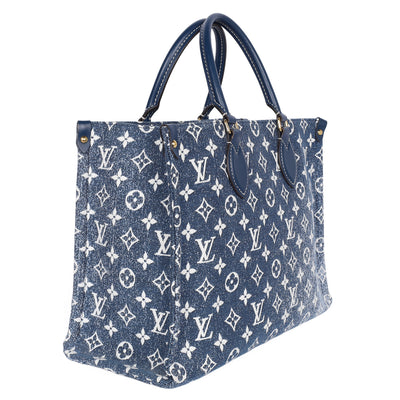 Monogram Jacquard Denim Onthego MM