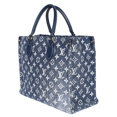 Monogram Jacquard Denim Onthego MM