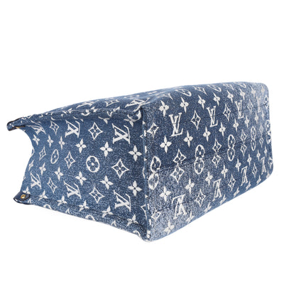 Monogram Jacquard Denim Onthego MM