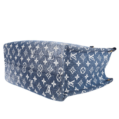 Monogram Jacquard Denim Onthego MM