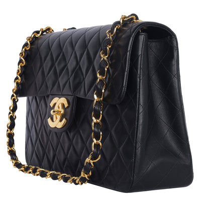 Quilted Jumbo Classic Flap Bag
