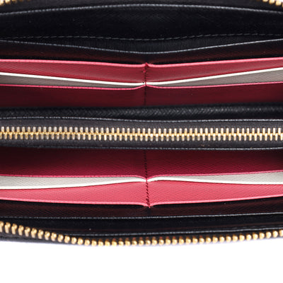 Large Saffiano Leather Wallet