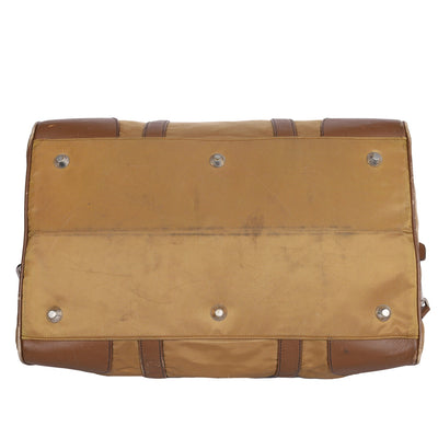 Duffle Nylon Travel Bag with triangular logo (Authentic Pre-Owned)