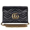 Calfskin Matelasse GG Marmont Chain Wallet