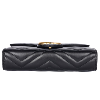 Calfskin Matelasse GG Marmont Chain Wallet