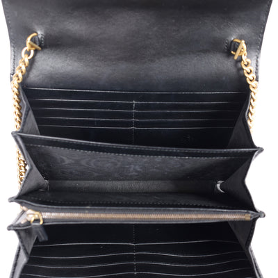 Calfskin Matelasse GG Marmont Chain Wallet