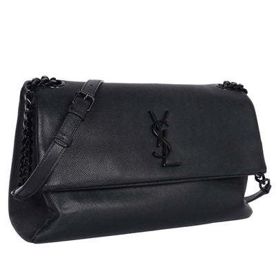Grain De Poudre Medium West Hollywood Monogram Fold-Over