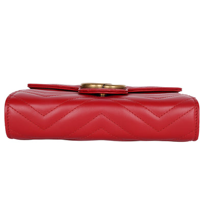 Calfskin Matelasse GG Marmont Chain Wallet