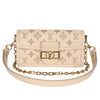Dauphine Shoulder Bag Monogram Cutout Broderie Leather East West