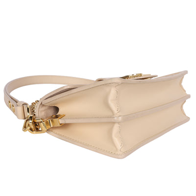 Dauphine Shoulder Bag Monogram Cutout Broderie Leather East West