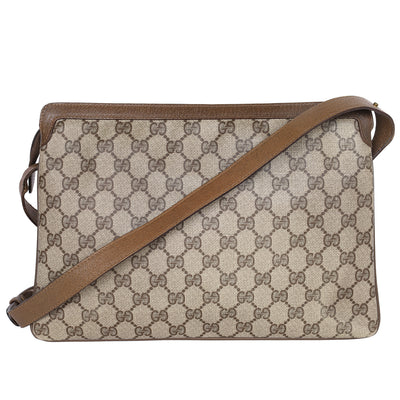 GG Supreme Monogram Web Medium Ophidia Shoulder Bag