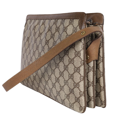 GG Supreme Monogram Web Medium Ophidia Shoulder Bag