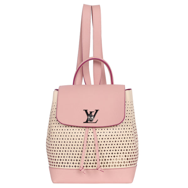 Louis Vuitton Perforated Lockme Backpack - Neutrals Backpacks