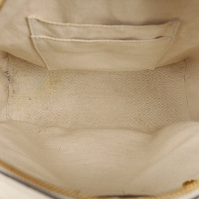 GG Supreme Monogram Flora Web Small Ophidia Day Backpack White