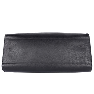 Black Leather Butterfly Linea Totem Handbag