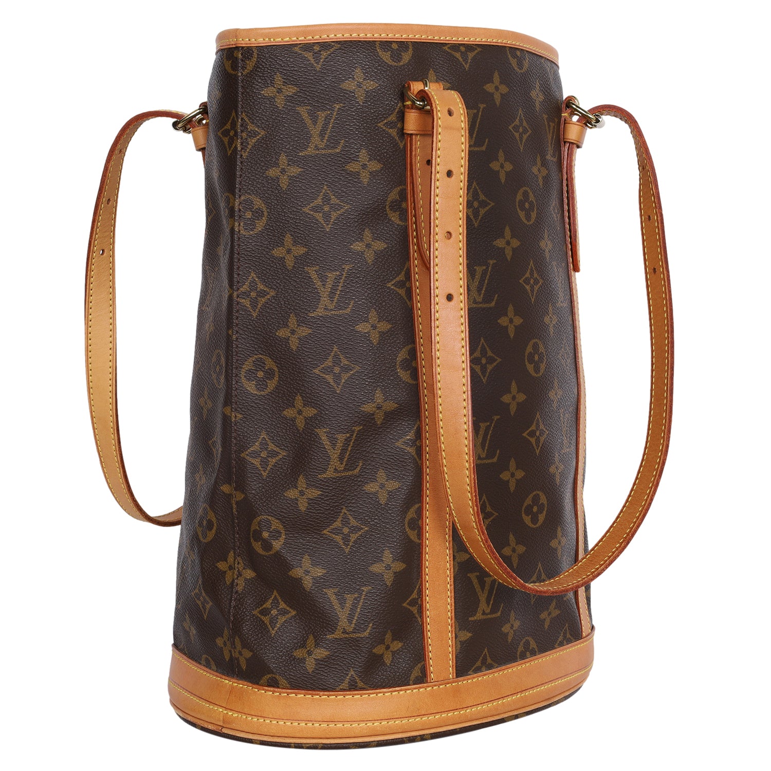 Louis+Vuitton+Sac+d%27Epaule+Bucket+Bag+GM+Red+Leather for sale online
