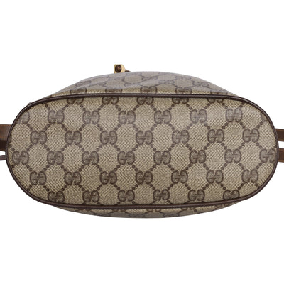 GG Supreme Web Canvas Bucket Shoulder Bag